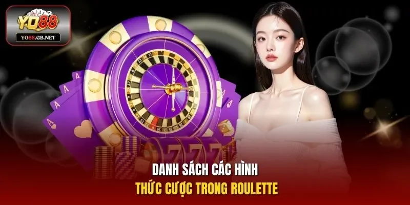 Danh sách các hình thức cược trong Roulette